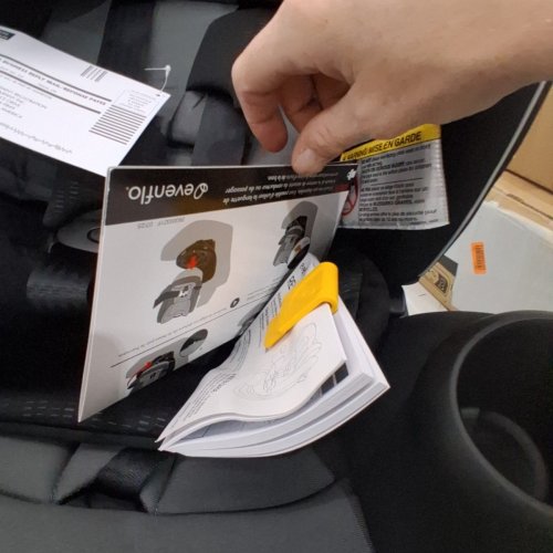 EVENFLO REVOLVE360 EXTEND ALL-IN-ONE ROTATIONAL CAR SEAT - 4-65 LBS CAPACITY - GREY (MODEL: CS360112405CG) image 6