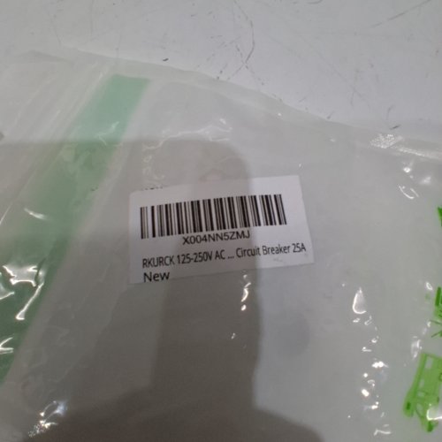 PUSH BUTTON THERMAL CIRCUIT BREAKER - 125-250V - BLACK image 2