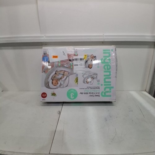 INGENUITY KEEP COZY 3-IN-1 GROW WITH ME VIBRATING BABY BOUNCER SEAT & ROCKER - 6-40LBS - SPRUCE - (MODEL: 12637) image 4