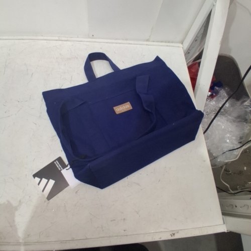 WOMEN’S ADIDAS CANVAS COURT TOTE BAG - 25L - BLUE - (MODEL: JJ7504/1967363) image 2