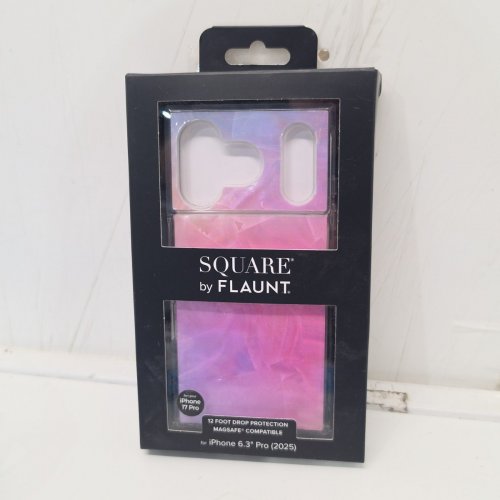FLAUNT SQUARE MAGSAFE PROTECTIVE CASE FOR IPHONE 17 PRO - MOTHER OF PEARL image 3