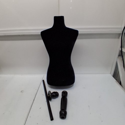 PAYLESSHERE DRESS FORM MANNEQUIN - 49.6" - 63.4" - BLACK (MODEL : MQ-FL2104-BLACK) image 2