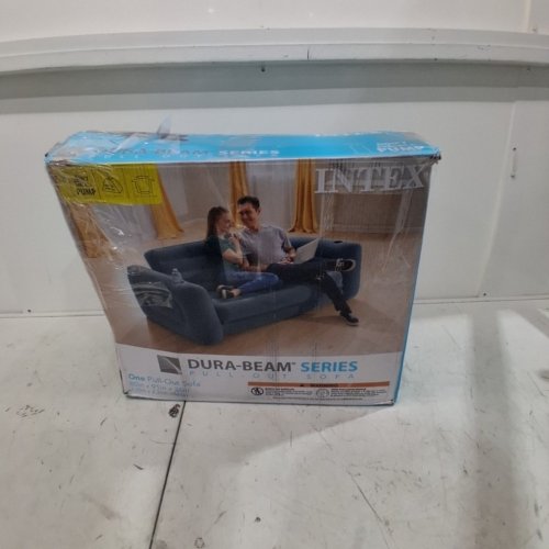 INTEX PULL-OUT SOFA - 80" X 91" X 26" - GREY (MODEL: 66552EP) image 5