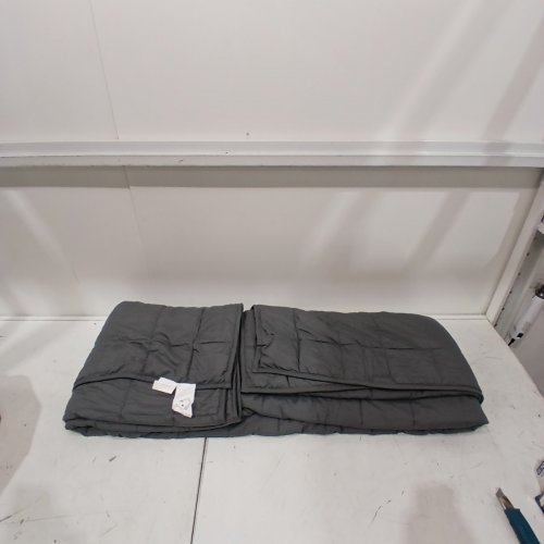 VEVOR WEIGHTED BLANKET WITH GLASS BEADS - QUEEN - 25 LBS - GREY (MODEL: XSH004) image 4