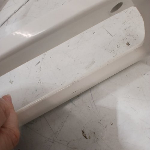 3PC HOUSE GUARD SLIDING PATIO DOOR HANDLE SET - SUITABLE REPLACEMENT WITH 3-15/16" SCREW HOLE SPACING - WHITE image 4