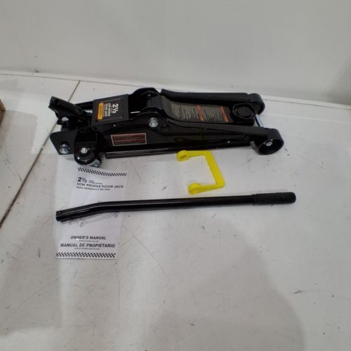 TORIN HYDRAULIC LOW PROFILE TROLLEY SERVICE/FLOOR JACK WITH DUAL PISTON QUICK LIFT PUMP, 2.5 TON CAPACITY - BLACK (MODEL: TORT825051) image 2