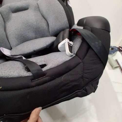 EVENFLO SYMPHONY DLX ALL-IN-ONE CONVERTIBLE CAR SEAT WITH EASY CLICK INSTALL - ASHLAND GREY (MODEL: 34612173C) image 4