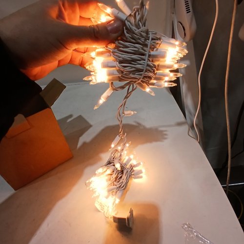 CHATOOL CHRISTMAS STRING LIGHTS 100 LIGHTS - 21FT - WHITE image 2