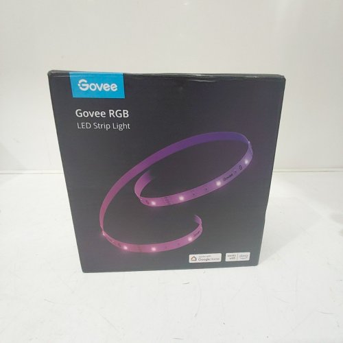 GOVEE RGB SMART WIFI LED STRIP LIGHT - WORKS WITH ALEXA AND GOOGLE ASSISTANT - 15M/50FT - 24W - 12 V DC (MODEL: H615C) image 6