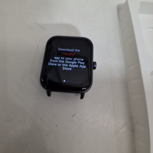 UNISEX VERYFIT SMART WATCH FITNESS TRACKER - WITH BLUETOOTH CALL, 1.8" TOUCH DISPLAY, BLOOD OXYGEN/HEART RATE MONITOR, SLEEP TRACKER, PEDOMETER, FOR ANDROID, IOS - BLACK (MODEL: IDW19) image 2