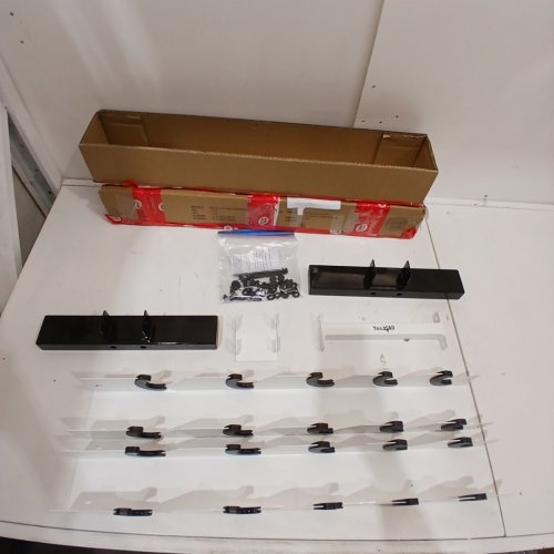 YES4ALL DUMBBELL RACK STAND ONLY - 28" X 5.3" X 4.3" - 5 TIER - WHITE/BLACK (MODEL: LSOL) image 3