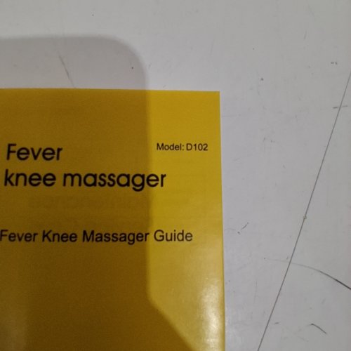 FEVER HEATED VIBRATING KNEE MASSAGER - OSFM - DARK GRAY (MODEL: D102) image 3