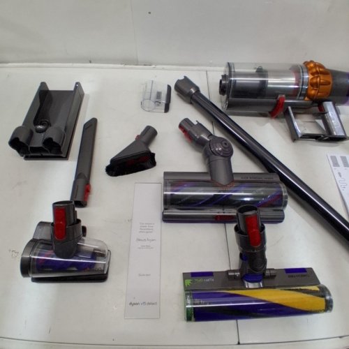 DYSON V15 DETECT PLUS CORDLESS MULTI-PURPOSE VACUUM CLEANER WITH ATTACHMENTS - GREY (MODEL: SV47) image 8