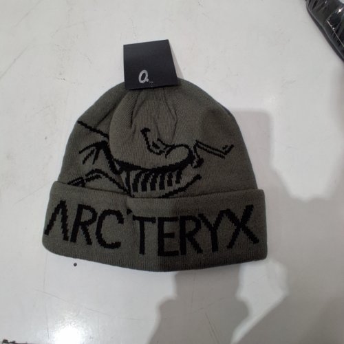 ADULT ARC'TERYX CUFFED KNIT BEANIE - OSFM - GRAY AND BLACK image 2