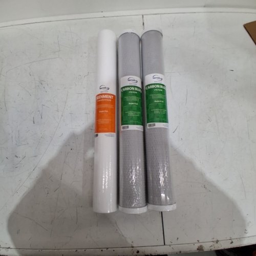 3PK ISPRING 3-STAGE WHOLE HOUSE WATER FILTER SYSTEM FOR WCB32 & WCB32O - 2.5" X 20" (MODEL: F3WCB32) image 3
