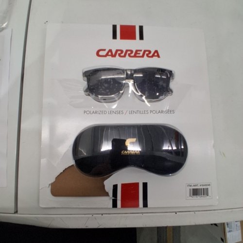 MEN'S CARRERA EYEWEAR CHUNKY SUN GLASSES - BLACK image 2