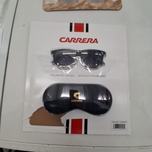 MEN'S CARRERA EYEWEAR CHUNKY SUN GLASSES - BLACK image 4