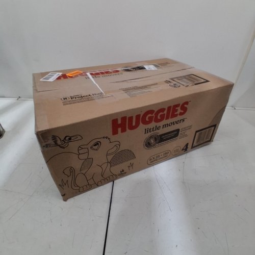 150PK HUGGIES LITTLE MOVERS DIAPERS - SIZE 4 - WHITE image 4