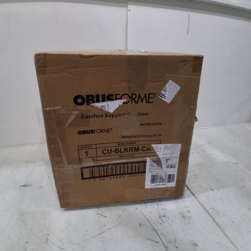 OBUSFORME MEMORY FOAM BACK CUSHION - 16"X13" - BLACK (MODEL: CU-BLKRM-CA) image 4