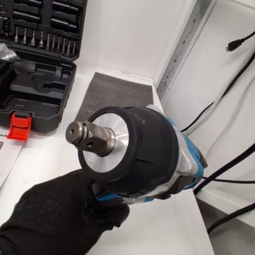 P-KOYEBOLT CORDLESS HIGH TORQUE IMPACT WRENCH KIT WITH 1 BATTERY- 21 V, 2300 RPM - TEAL AND BLACK image 5