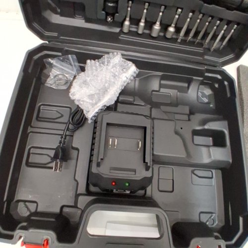 P-KOYEBOLT CORDLESS HIGH TORQUE IMPACT WRENCH KIT WITH 1 BATTERY- 21 V, 2300 RPM - TEAL AND BLACK image 6