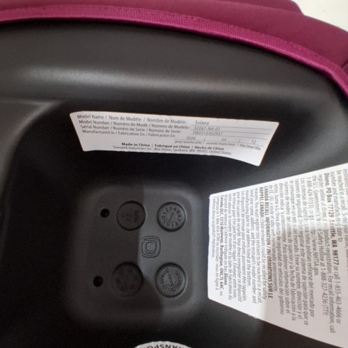 2PK DIONO SOLANA NO LATCH BACKLESS BOOSTER SEAT - 40-120LB CAPACITY - PINK (MODEL: 32061-NA-01) image 3