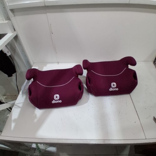 2PK DIONO SOLANA NO LATCH BACKLESS BOOSTER SEAT - 40-120LB CAPACITY - PINK (MODEL: 32061-NA-01) image 4