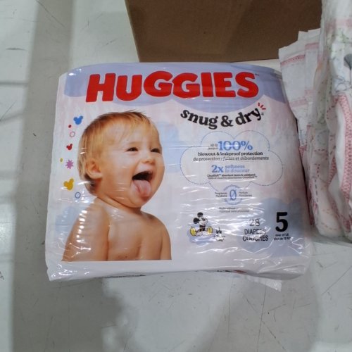 56PK HUGGIES SNUG & DRY DIAPERS - SIZE 5 image 2
