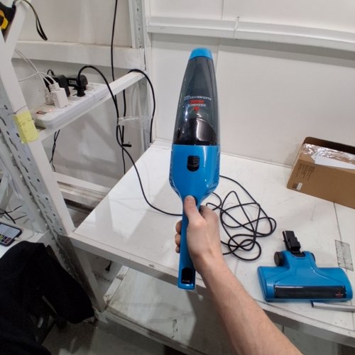 BISSELL FEATHERWEIGHT TURBO 2-IN1 STICK & HANDHELD VACUUM - BLUE - (MODEL: 2610B) image 2