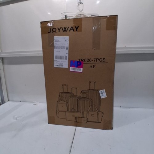 7PC JOYWAY LUGGAGE SET - 18"/20"/24"/28" - APRICOT (STYLE: TR026) image 5