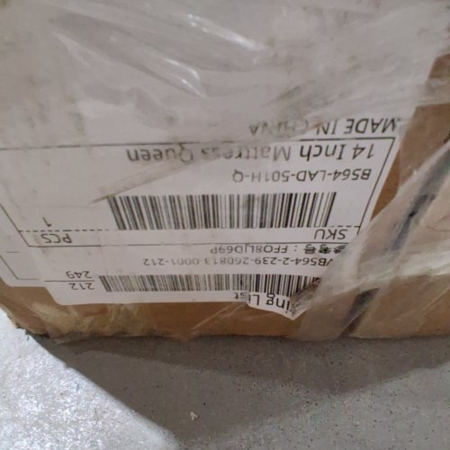 HYBRID BED-IN-A-BOX MATTRESS - 14" - QUEEN - BLACK (MODEL: B564-LAD-501H-Q) image 2