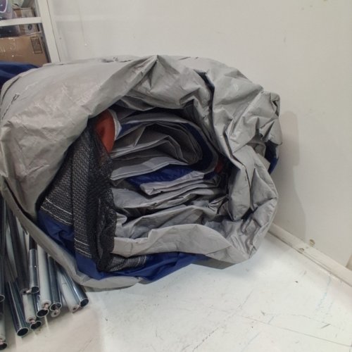 CAMPROS 3-ROOM FAMILY DOME DENT - 12 PERSON CAPACITY - BLUE/GREY (MODEL: CP-200972) image 5