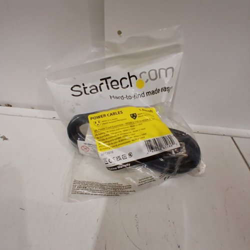 STARTECH POWER CORD EXTENSION - NEMA 5–15R TO NEMA 5–15P - 6FT - BLACK (MODEL: PAC1016) image 2