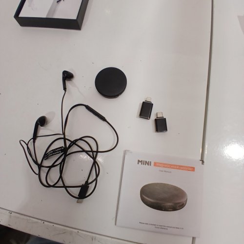 MINI PORTABLE MAGNETIC VOICE RECORDER WITH NOISE CANCELLATION - 136GB - BLACK image 2