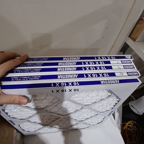 4PK PLEATED AIR FILTERS - MERV 11 - 16" X 16" X 1" - WHITE image 3