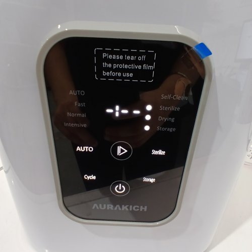 AURAKICH ALL-IN-ONE PRO BABY BOTTLE WASHER / STERILIZER & DRYER - WHITE (MODEL: AUR-BW401-US) image 2
