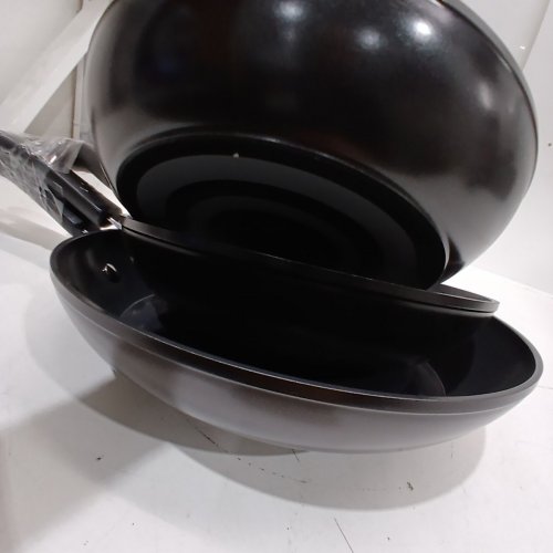 3PC T-FAL ELITE CERAMIC NON-STICK SKILLET SET - 8"/9.75"/11.25" - BLACK/RED (MODEL: 8899888) image 3
