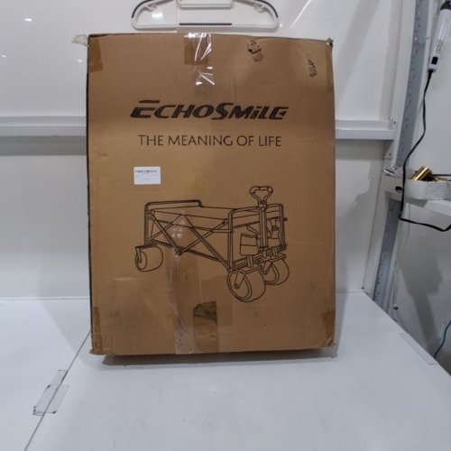 ECHOSMILE COLLAPSIBLE WAGON CART - 400LBS MAX - BLACK (MODEL:GCC088) image 4