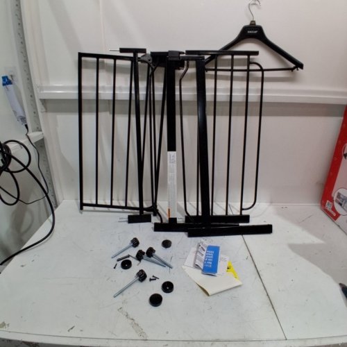REGALO EASY STEP EXTRA WIDE SAFETY GATE - 29-49" X 30" - BLACK (MODEL: 1164 EB DS) image 2