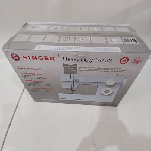SINGER HEAVY DUTY METAL FRAME HIGH SPEED SEWING MACHINE - MELTWATER BLUE (MODEL: 4423) image 8