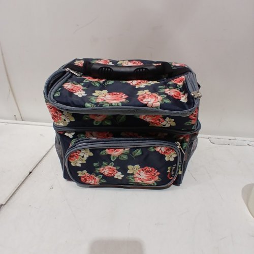 FLOWFLY INSULATED LUNCH BAG - NAVY/FLORAL image 2