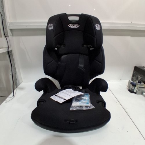 GRACO TRANZITIONS 3-IN-1 HARNESS/HIGHBACK/BACKLESS BOOSTER CAR SEAT - 100LBS MAX/CAP - PROOF/BLACK (MODEL: 2035724) image 3