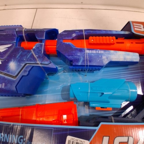NERF LOADOUT GALACTIC COMMANDER MOTORIZED 3-FIRING MODE BLASTER WITH 48 NERF N1 DARTS (MODEL: G15804S0) image 3