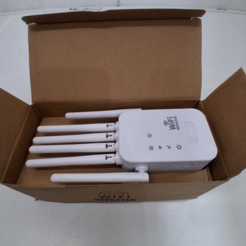 OASLAS DUAL BAND WIFI EXTENDER - 1200MBPS MAX - WHITE image 3
