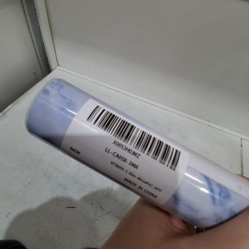 MARBLE PRINT WATERPROOF PEEL AND STICK ADHESIVE- 23.6" X 120" - BLUE /WHITE (MODEL: B0F292GPJK0 image 5