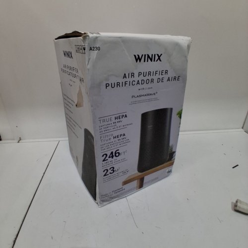 WINIX TOWER H13 TRUE HEPA 4-STAGE AIR PURIFIER WITH PLASMAWAVE TECHNOLOGY - 230SQ.FT - CHARCOAL GREY (MODEL: A230) image 2