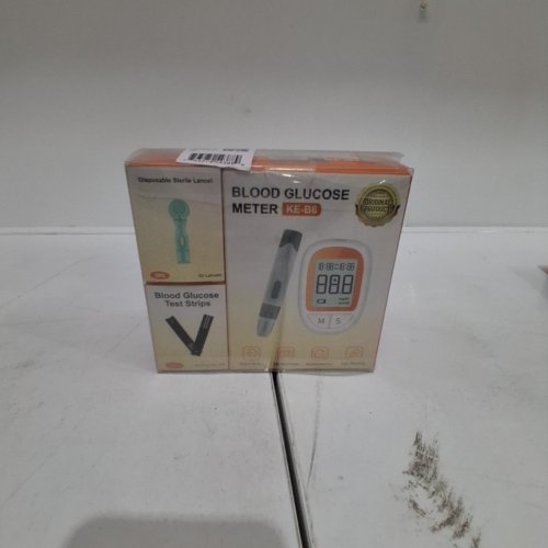 DIABETES BLOOD GLUCOSE MONITOR KIT - WHITE/ORANGE (MODEL: KE-B6) image 2