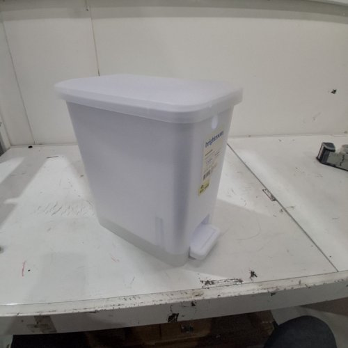 BRIGHTROOM STEP WASTEBASKET - 2.7 GAL- WHITE / CLEAR image 6
