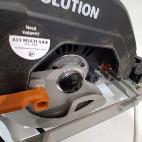EVOLUTION POWER TOOLS 7.25" MULTI-MATERIAL CIRCULAR TRACK SAW KIT - INCLUDES 40" TRACK (MODEL: R185 CCSX) image 5