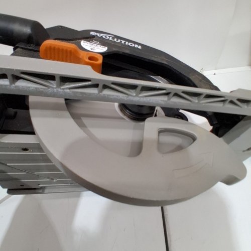 EVOLUTION POWER TOOLS 7.25" MULTI-MATERIAL CIRCULAR TRACK SAW KIT - INCLUDES 40" TRACK (MODEL: R185 CCSX) image 7
